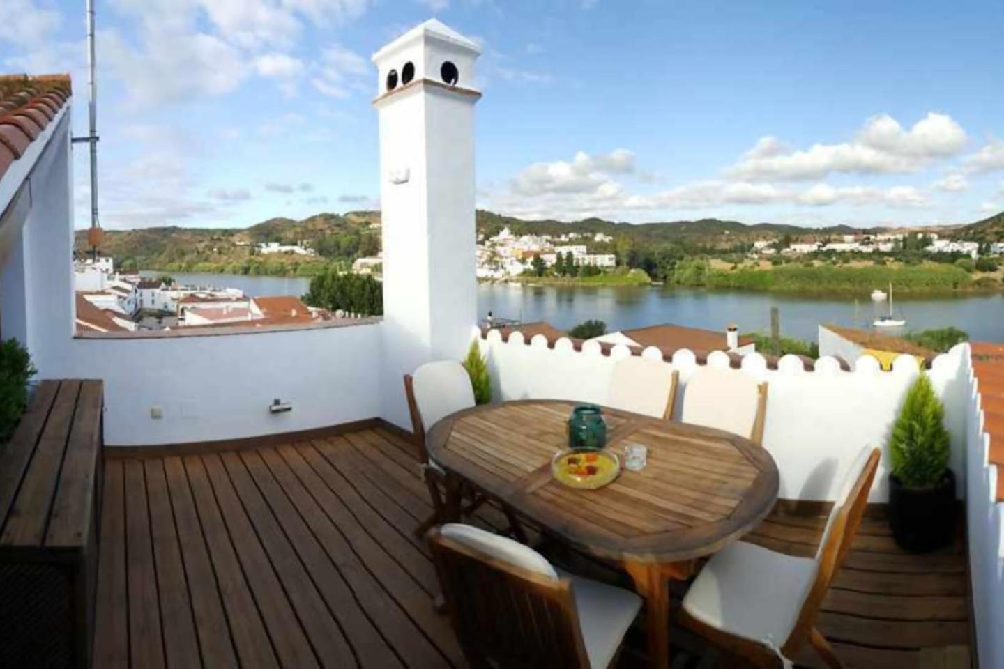 Casa Rural La Raba Terraza Con Increibles Vistas Sanlucar De Guadiana Exterior photo